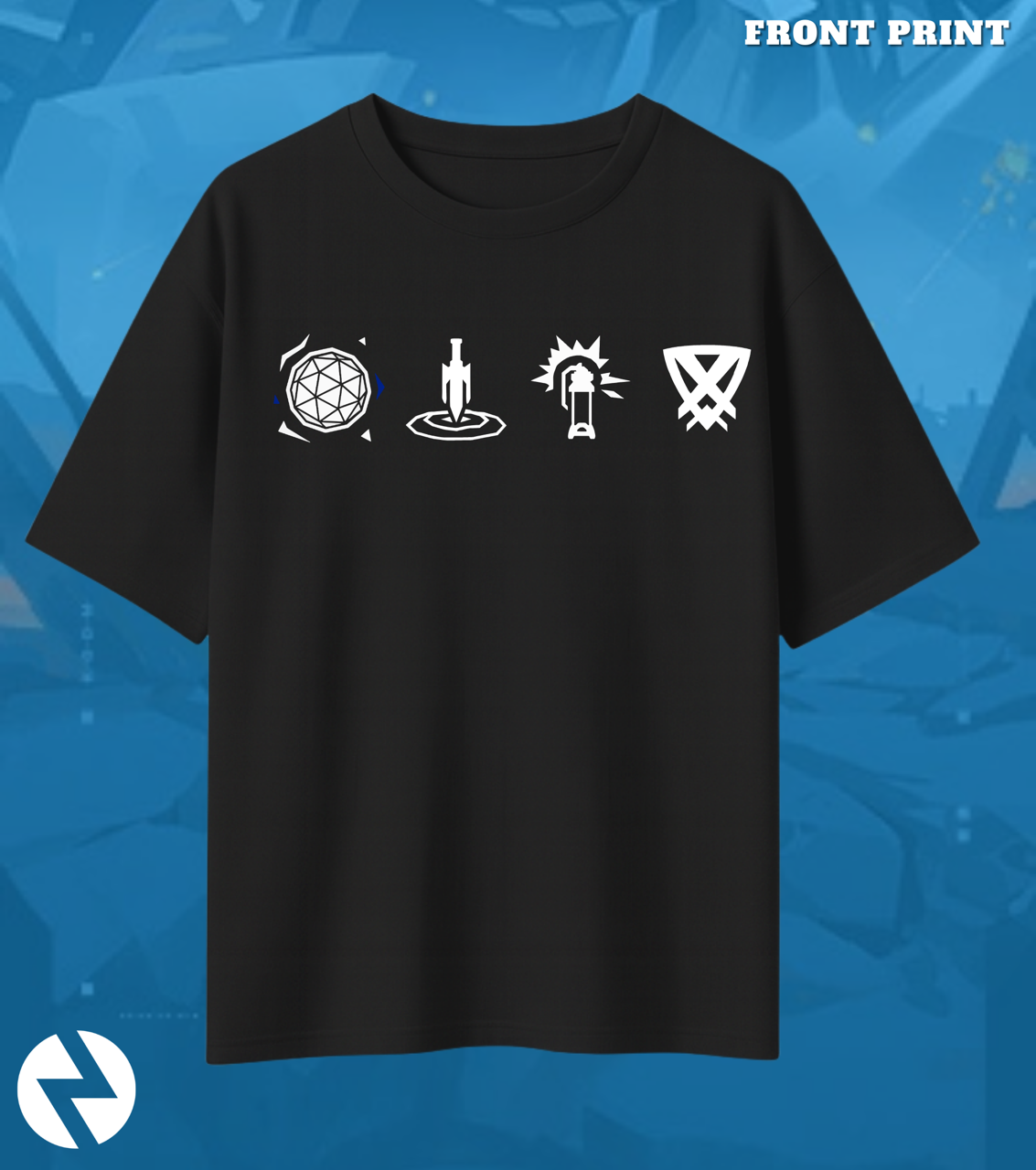 KAY/O | Valorant – Suppression Protocol Oversized Tee (240 GSM Heavyweight)