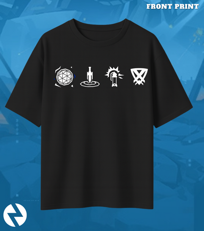 KAY/O | Valorant – Suppression Protocol Oversized Tee (240 GSM Heavyweight)