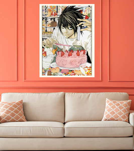 Death Note L Dessert Poster