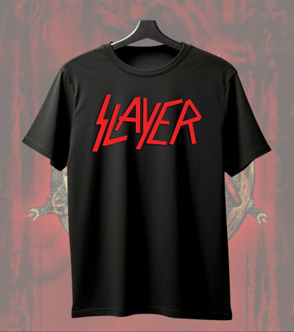 Slayer Heavy Metal Graphic Regular T-Shirt | Front & Back Dual Print | Music Band Tee