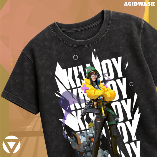 Killjoy | Valorant – Tech Genius Acid Wash Tee