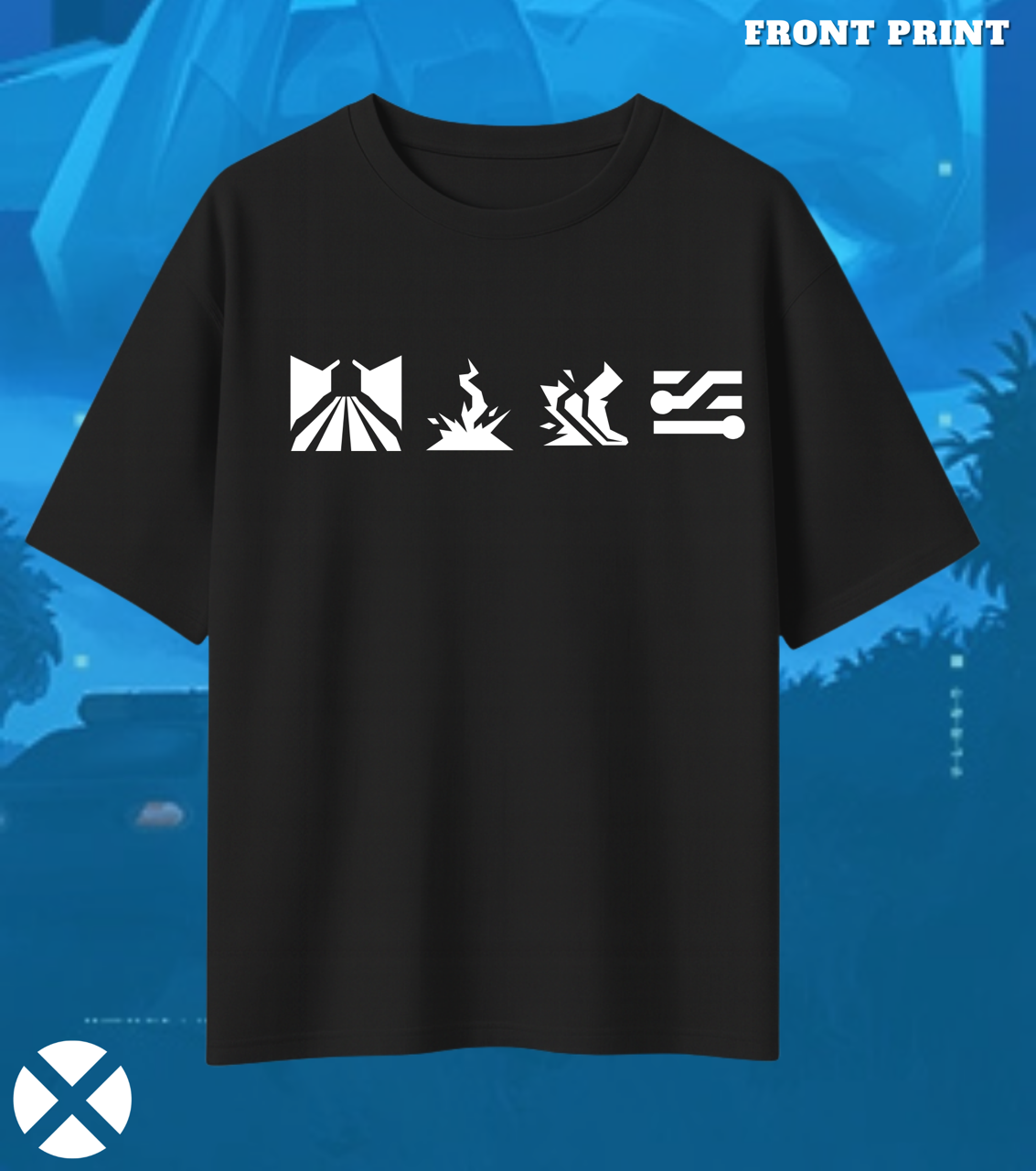 Valorant Neon – Speed Surge Oversized Tee (240 GSM Premium)