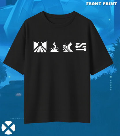 Valorant Neon – Speed Surge Oversized Tee (240 GSM Premium)