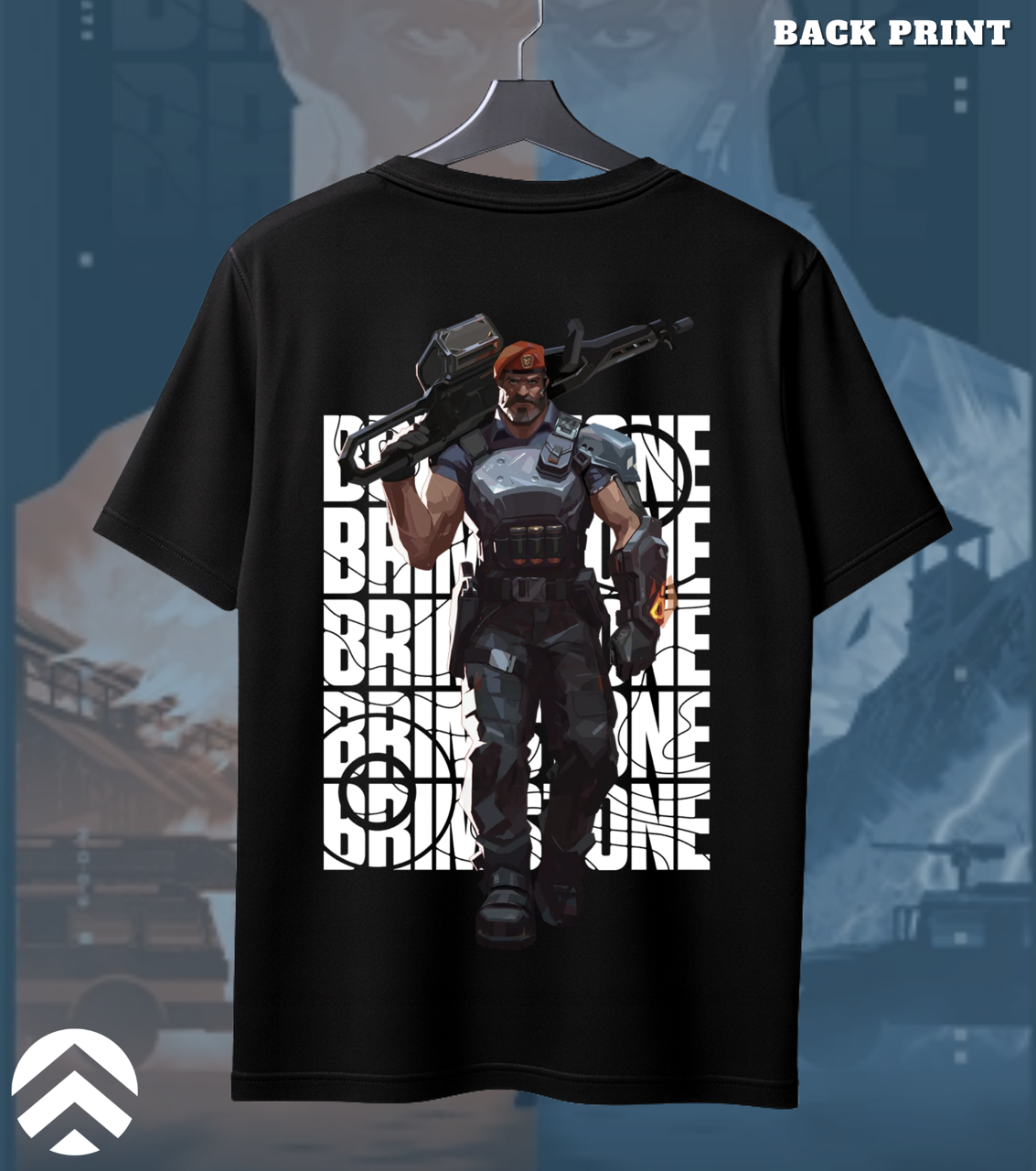Brimstone | Valorant – Commander of Firepower Tee