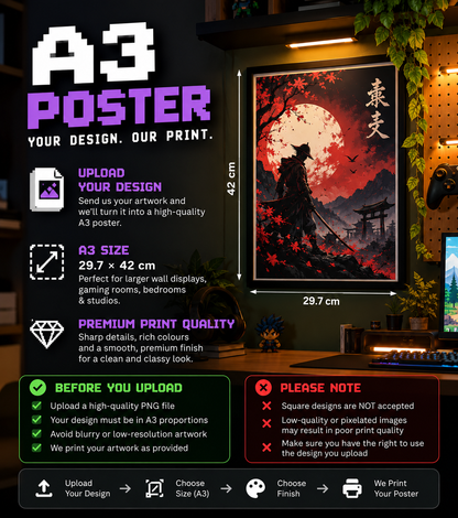Custom Poster Printing — Your Design, Your Poster