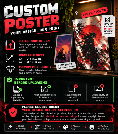 Custom Poster Printing — Your Design, Your Poster