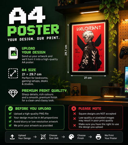 Custom Poster Printing — Your Design, Your Poster