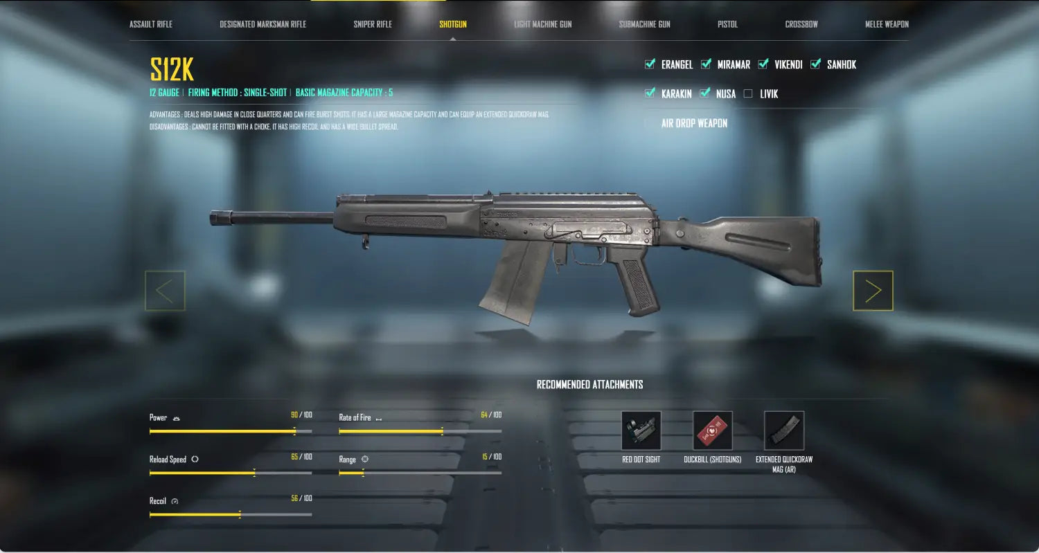 Best Guns in BGMI (2026) - Complete Weapon Guide Based on Range Power & Ease