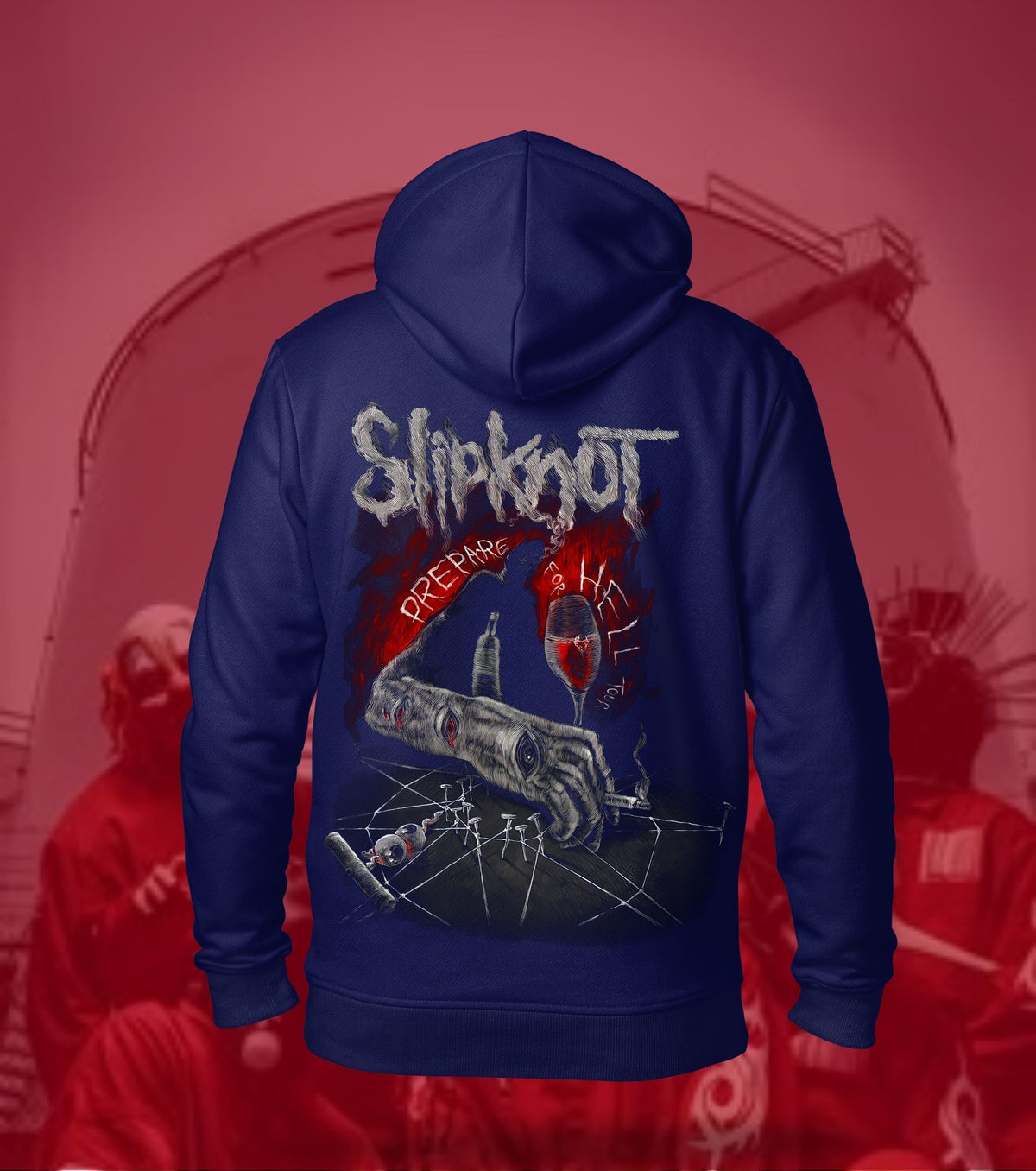Slipknot Prepared for Hell hoodie image 2