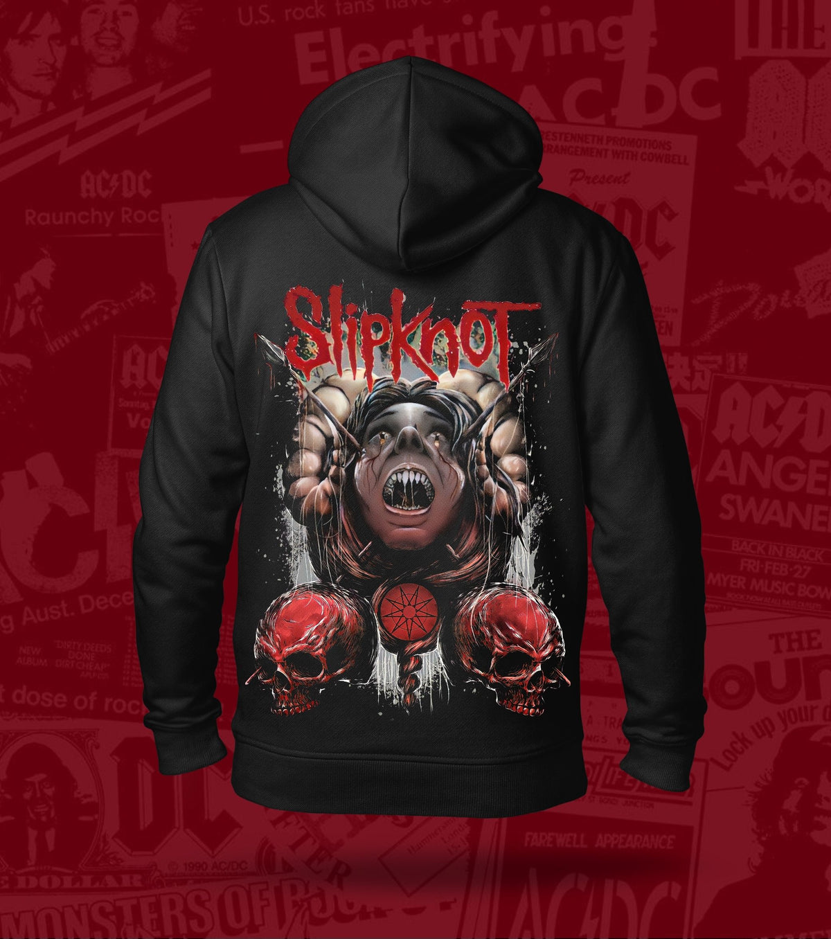 Slipknot Pig Mask hoodie image 1