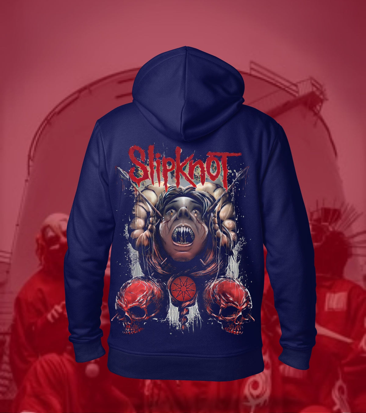 Slipknot Pig Mask hoodie image 2