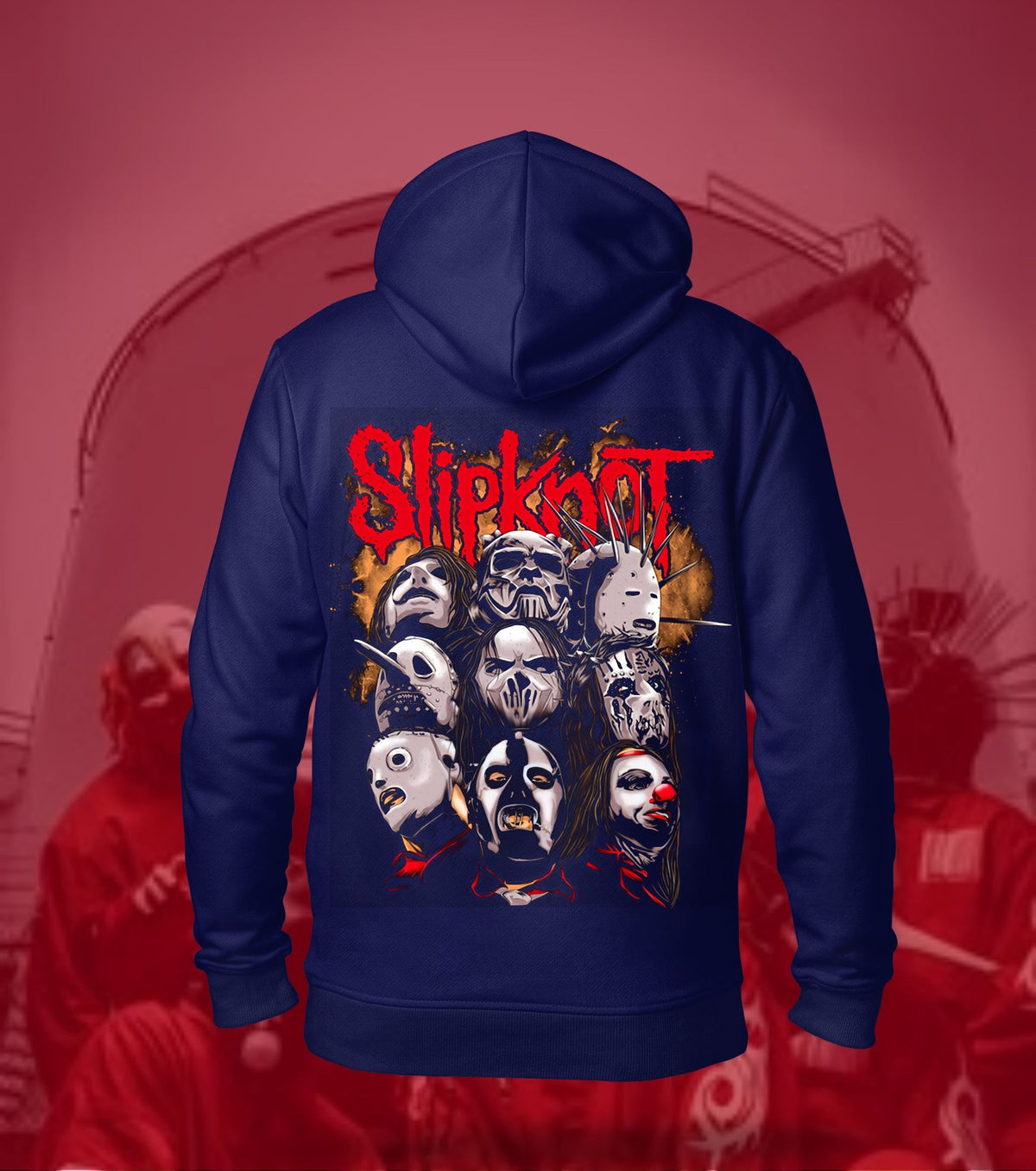 Slipknot Band Masks Collage hoodie image 2