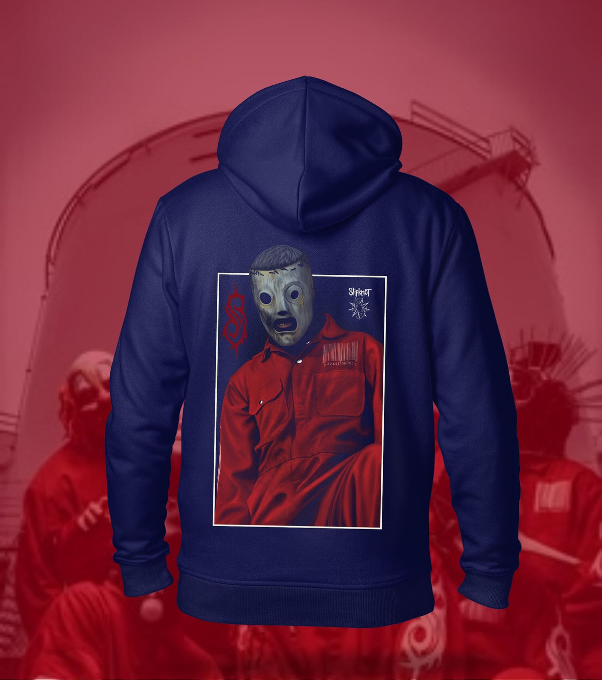 Slipknot Masked Figure Portrait hoodie image 2