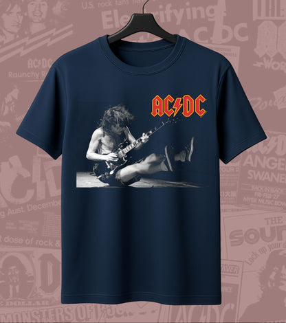 AC/DC Live Guitarist Graphic Regular T-Shirt