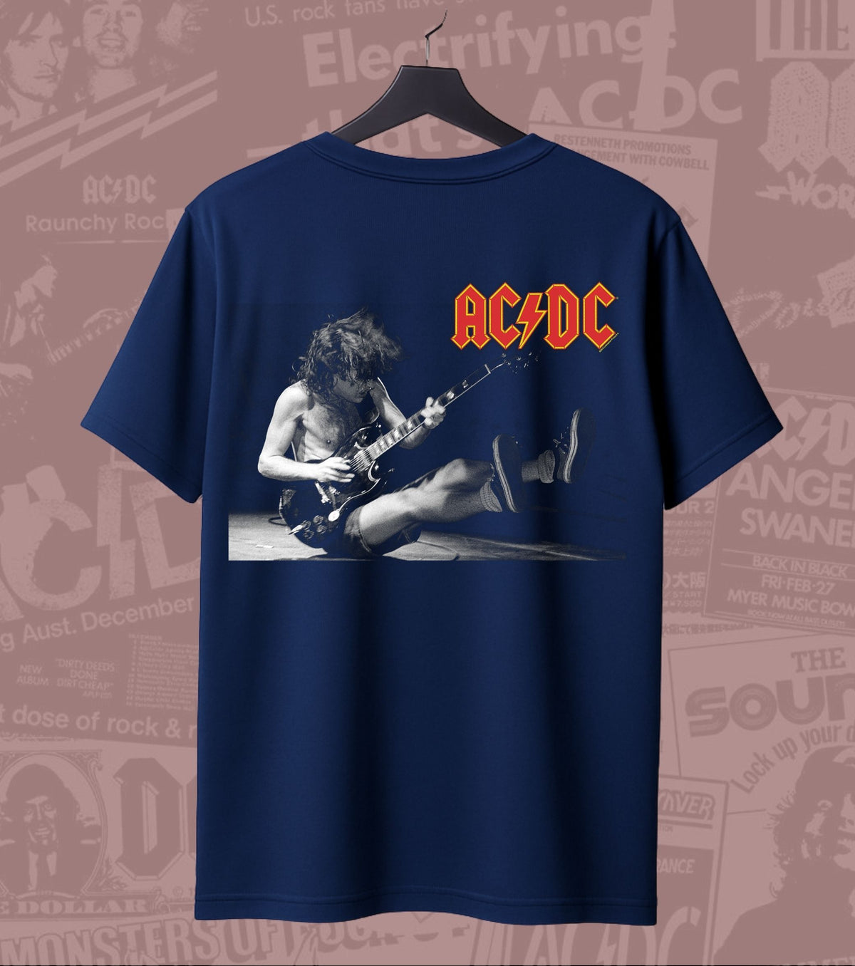 AC/DC Live Guitarist Graphic Regular T-Shirt