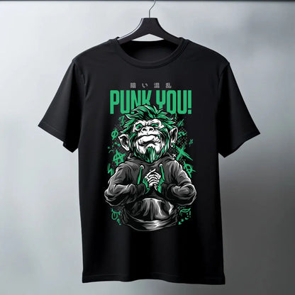 Alpha Primate – Punked Edition Regular T-Shirt - Black / S