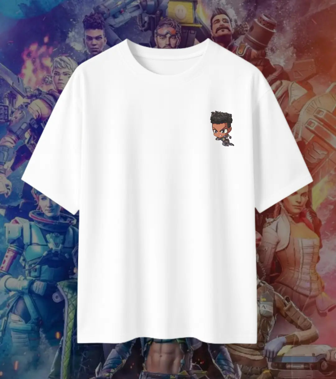 Apex Legends Bloodhound Hunter Oversized T-Shirt for Men & Women | 240 GSM Premium Cotton Gaming Graphic Tee | Gamer