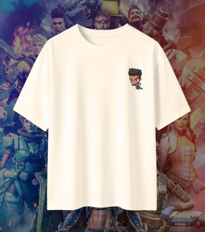 Apex Legends Bloodhound Hunter Oversized T-Shirt for Men & Women | 240 GSM Premium Cotton Gaming Graphic Tee | Gamer