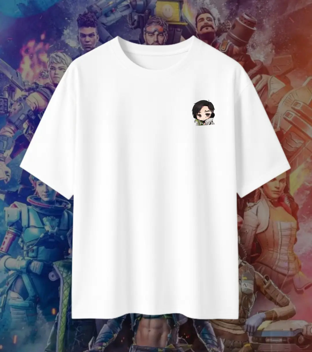Apex Legends Bloodhound Oversized T-Shirt for Men & Women | 240 GSM Premium Cotton Gaming Graphic Tee | Anime Aesthetic