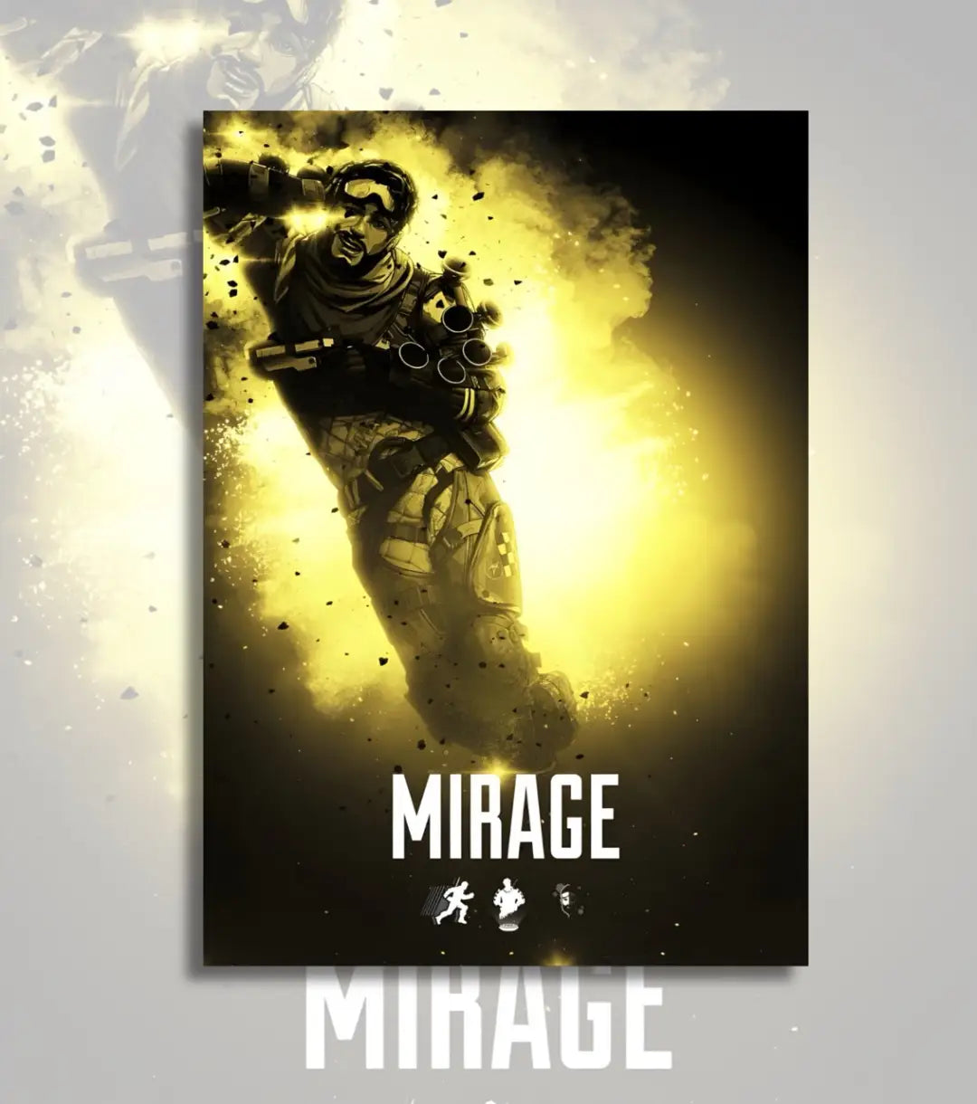 Apex Legends Premium Posters – A3 & A4 Sizes | High-Quality Gaming Wall Art - A4 / Mirage / Unframed