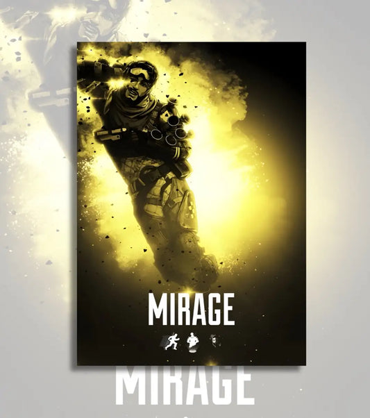 Apex Legends Premium Posters – A3 & A4 Sizes | High-Quality Gaming Wall Art - A4 / Mirage / Unframed