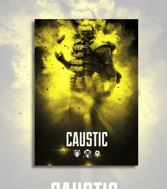 Apex Legends Premium Posters – A3 & A4 Sizes | High-Quality Gaming Wall Art - A4 / Caustic / Unframed