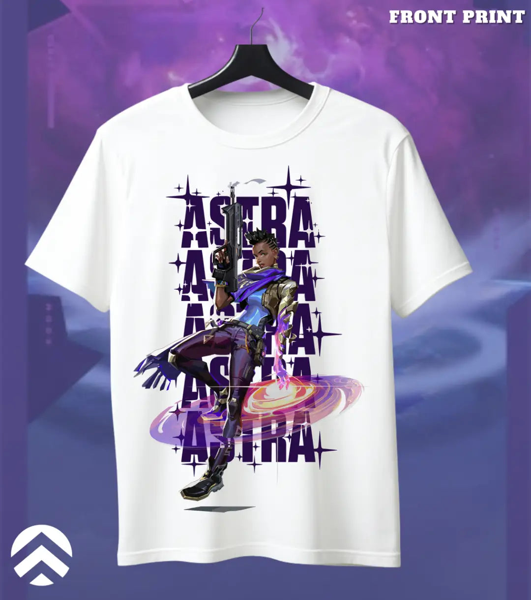 Astra - Cosmic Control Valorant T Shirt | Map-Wide Mastery Tee - Valorant