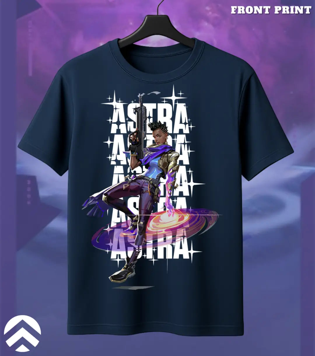 Astra - Cosmic Control Valorant T Shirt | Map-Wide Mastery Tee - Valorant