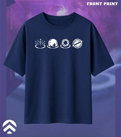 Astra – Cosmic Vision Valorant Oversized T Shirt | Bold Casual Energy - Valorant