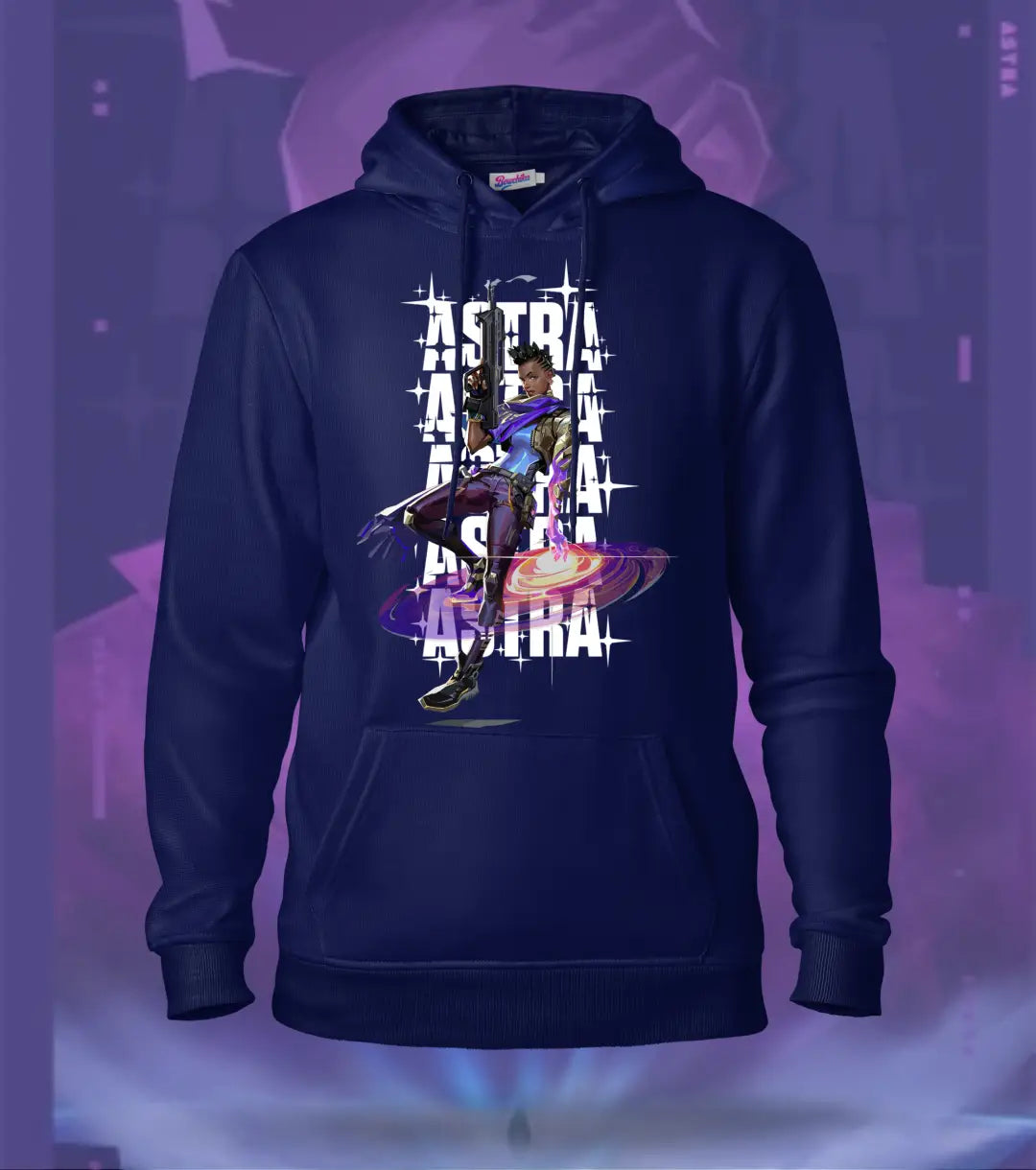 Astra | Valorant – Cosmic Vision Regular Hoodie - Navy / S - Valorant
