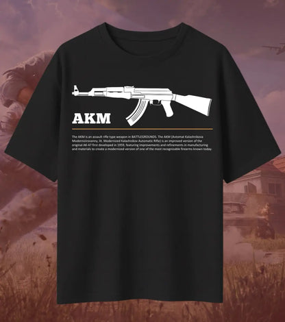 BGMI AKM Oversized T-Shirt – Hard-Hitting AR Streetwear | 240 GSM Heavyweight Gamer Tee - Valorant