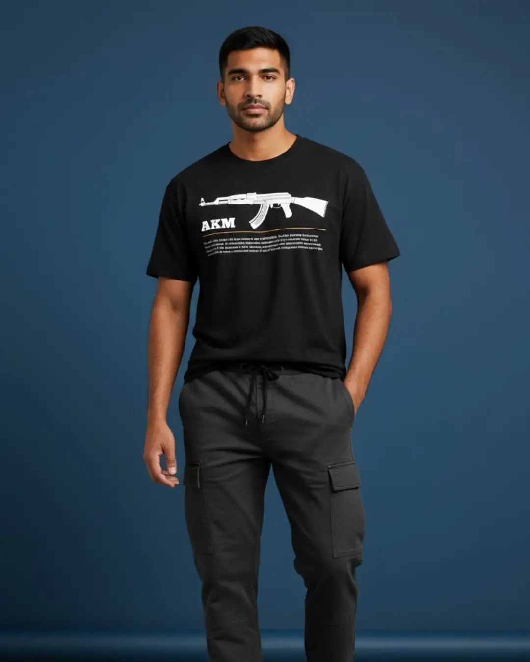 BGMI AKM Oversized T-Shirt – Hard-Hitting AR Streetwear | 240 GSM Heavyweight Gamer Tee - Black / XS / 180GSM - Valorant