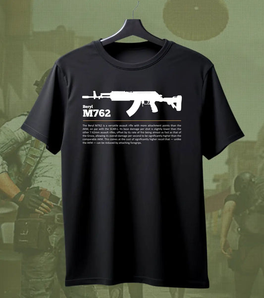 BGMI Beryl M762 T-Shirt | PUBG Spray King Tee - BGMI/PUBG