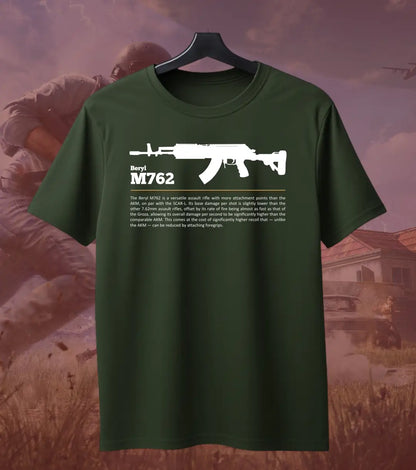 BGMI Beryl M762 T-Shirt | PUBG Spray King Tee - BGMI/PUBG
