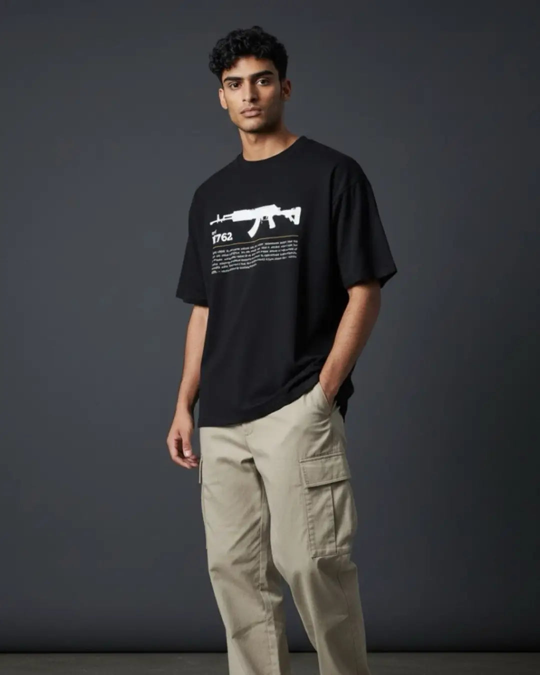 BGMI Beryl M762 T-Shirt | PUBG Spray King Tee - Black / S - BGMI/PUBG
