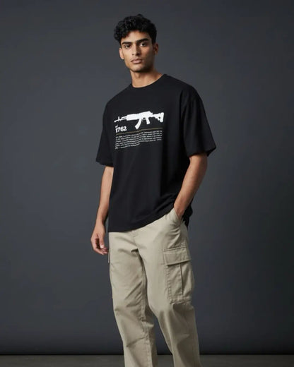 BGMI Beryl M762 T-Shirt | PUBG Spray King Tee - Black / S - BGMI/PUBG