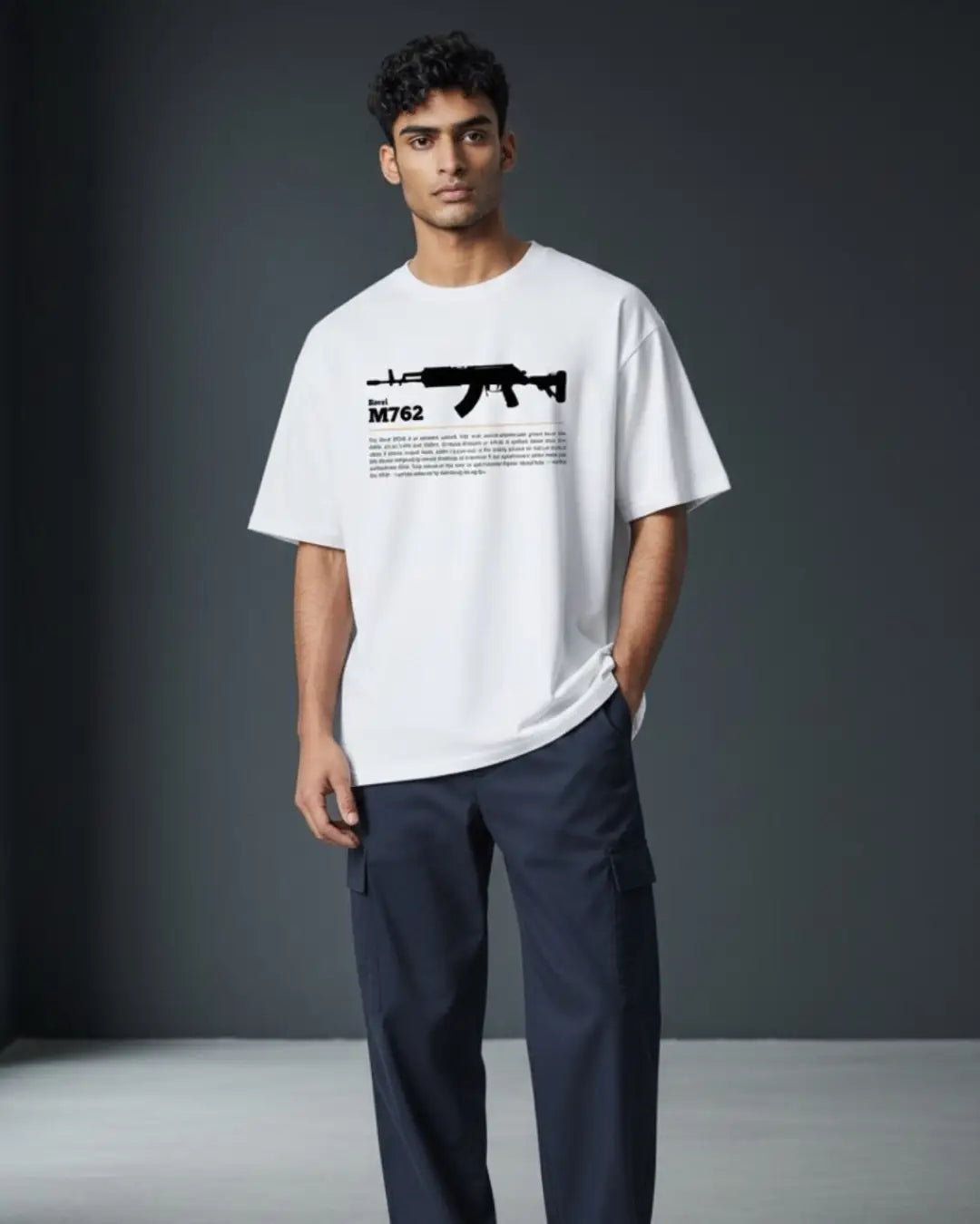 BGMI Beryl M762 T-Shirt | PUBG Spray King Tee - White / S - BGMI/PUBG
