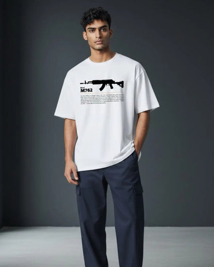 BGMI Beryl M762 T-Shirt | PUBG Spray King Tee - White / S - BGMI/PUBG