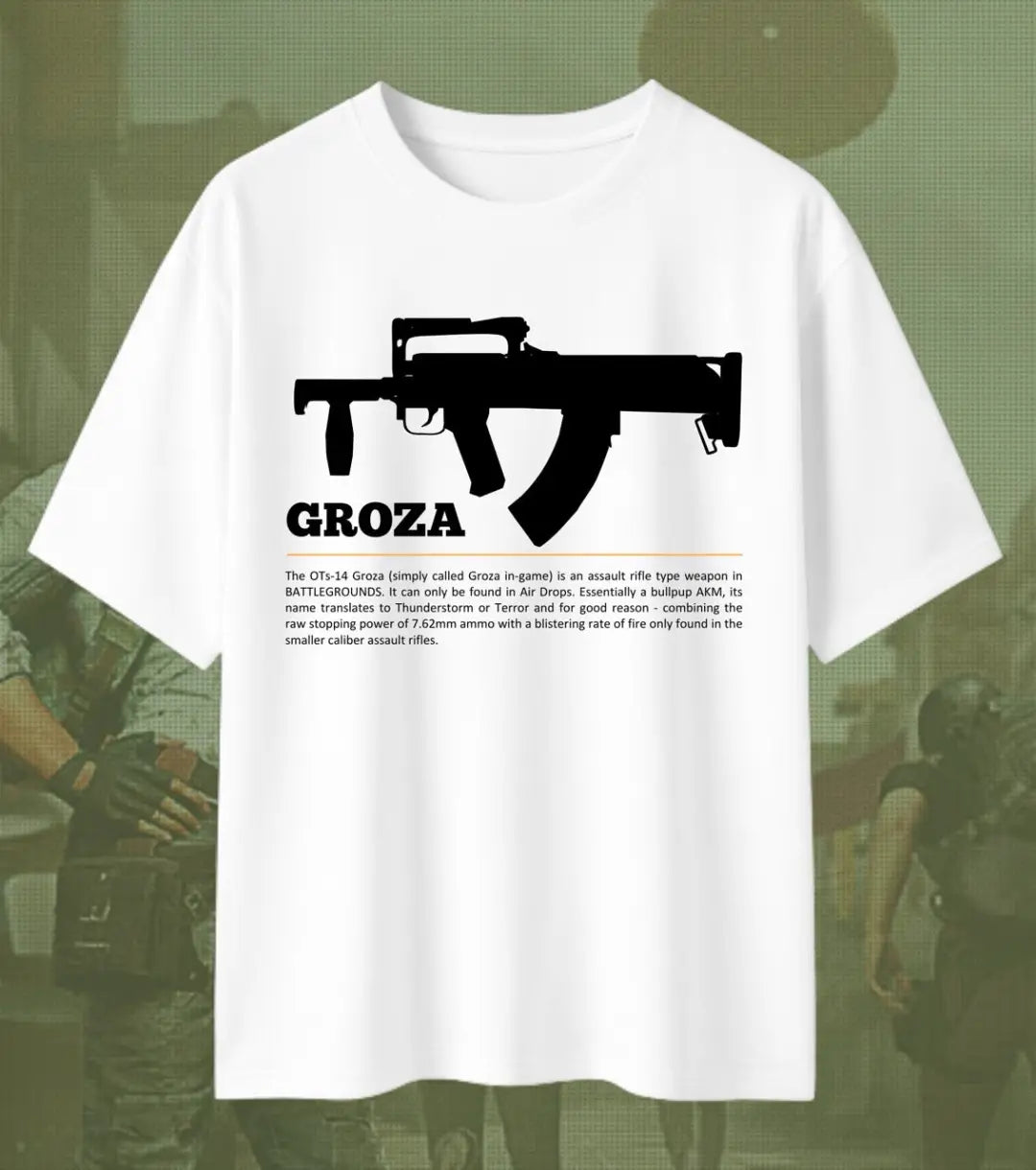 BGMI Groza Oversized T-Shirt – Airdrop Beast Edition | 240 GSM Heavyweight Gamer Tee - Valorant