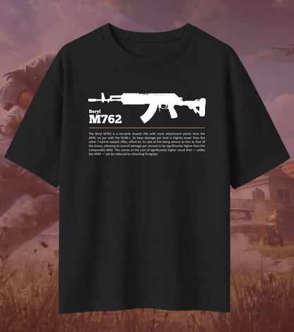 BGMI Groza Oversized T-Shirt – Airdrop Beast Edition | 240 GSM Heavyweight Gamer Tee - Valorant