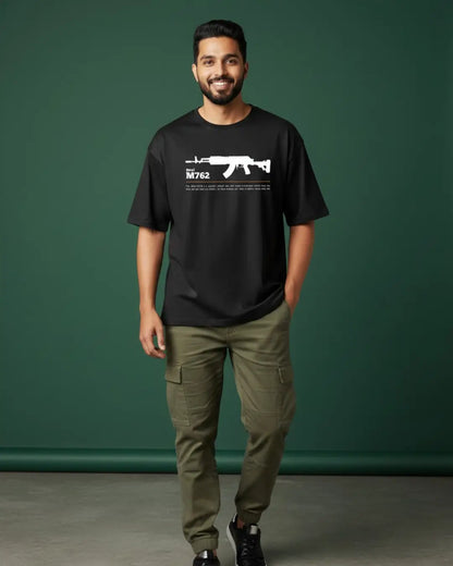 BGMI Groza Oversized T-Shirt – Airdrop Beast Edition | 240 GSM Heavyweight Gamer Tee - Black / XS / 180GSM - Valorant