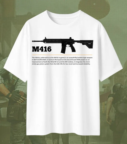 BGMI M416 Oversized T-Shirt – Meta Spray King | 240 GSM Heavyweight Gamer Tee - Valorant