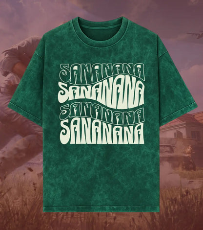 BGMI SANANANA – OG Meme Acid Wash Oversized T-Shirt | 240 GSM Heavyweight Tee - BGMI/PUBG