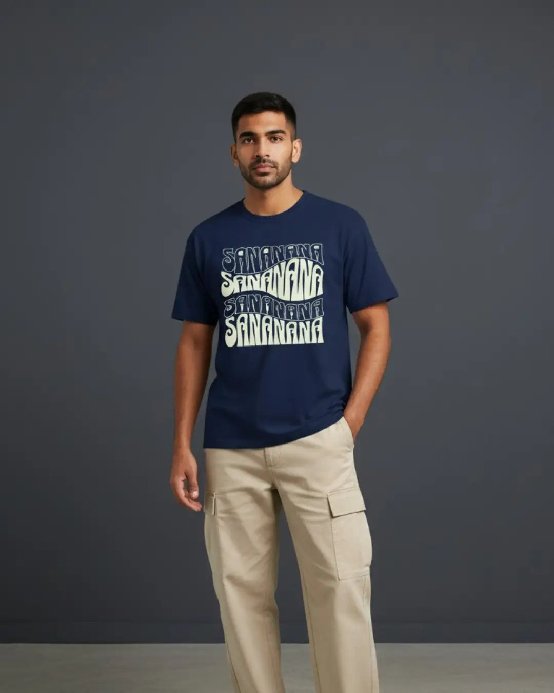 BGMI Sananana Oversized T-Shirt – Desi OG Gamer Tee | 240 GSM Heavyweight Gamer Tee - Navy / XS / 180GSM - Valorant