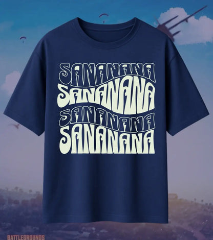 BGMI Sananana Oversized T-Shirt – Desi OG Gamer Tee | 240 GSM Heavyweight Gamer Tee - Valorant