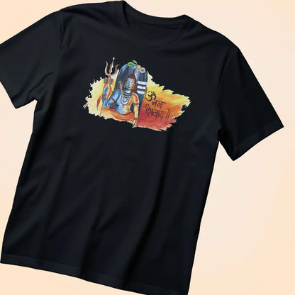 Bhole Baba Om Namah Shivaya T-Shirt - S / Black