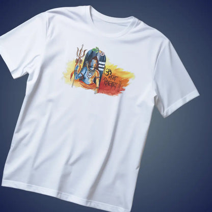 Bhole Baba Om Namah Shivaya T-Shirt - S / White