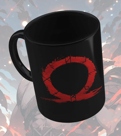 BOI Kratos Meme Mug – Funny Gaming Coffee Mug | Cartoon Gamer Cup | Premium Ceramic Gift for Gamers - god of war