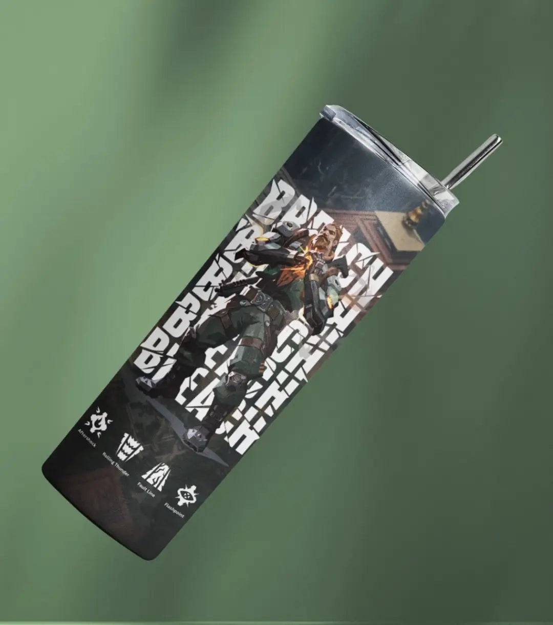 Breach Valorant Tumbler – Earthshaker | Desk-to-Ranked Essential - Valorant