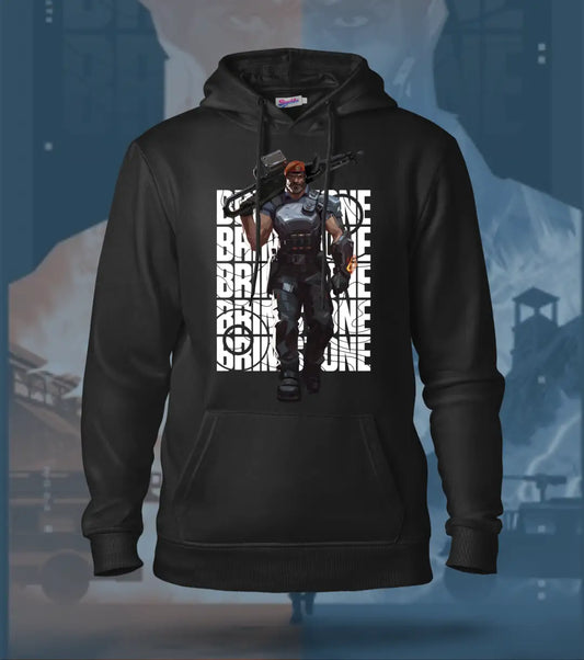 Brimstone | Valorant – Commanding Fire Regular Hoodie - Black / XS - Valorant